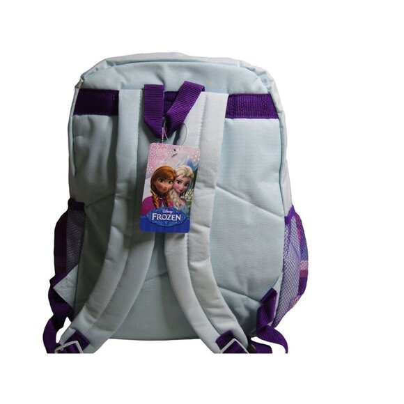 Frozen Elsa Snow Queen Powerful Beauty Purple BackPack Lunch Bag Kids 16 inch - Picture 3 of 6